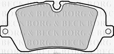 BORG & BECK bbp2415 -  Комплект тормозных колодок, дисковый тормоз